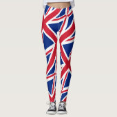 Britische Flagge Leggings (Vorderseite)
