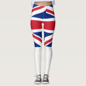 Britische Flagge Leggings (Vorderseite)