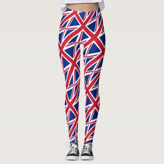 Britische Flagge Leggings (Vorderseite)
