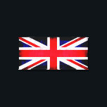 Britische Flagge Leinwanddruck<br><div class="desc">Die glänzende Leinwand der Britischen Flag Zazzle besteht aus einem additiv-freien Baumwolle-Poly-Gemisch und verfügt über eine spezielle, farbenrezeptive Beschichtung, die die Druckoberfläche vor dem Rissen beim Streichen schützt. Die Leinwand aus einem dichten Gewebe, das für jede Fotografie oder Kunstfertigkeit geeignet ist, produziert mit dem Soforttrocknen glänzende Drucke, die über 75...</div>
