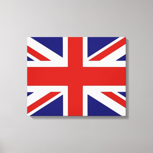 Britische Flagge Leinwanddruck (Vorderseite)