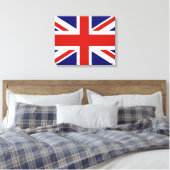Britische Flagge Leinwanddruck (Insitu (Schlafzimmer))