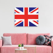 Britische Flagge Leinwanddruck (Insitu (Wohnzimmer))