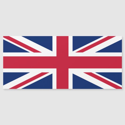 Britische Flagge Magnetkarte (Vorderseite)