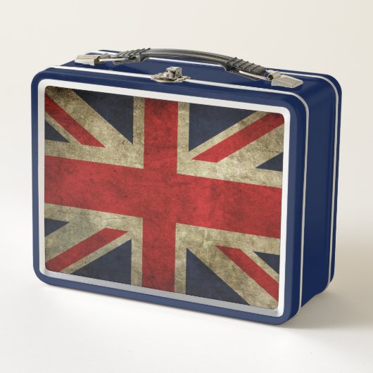 Britische Flagge Metall Brotdose (Vorderseite)