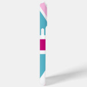 Britische Flagge mit Blau und Rosa Case-Mate iPhone Hülle (Rückseite / Rechts)