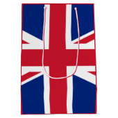 Britische Flagge Mittlere Geschenktüte (Rückseite)