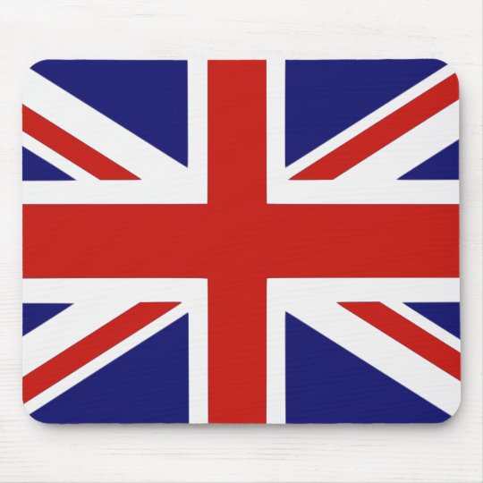 Britische Flagge Mousepad | Zazzle.de