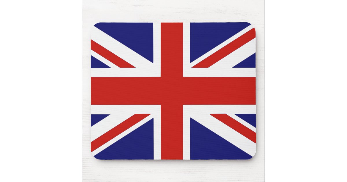 Britische Flagge Mousepad | Zazzle.de