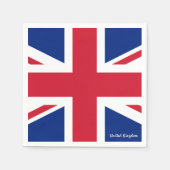 Britische Flagge Napkins, Vereinigtes Königreich/G Serviette (Vorderseite)