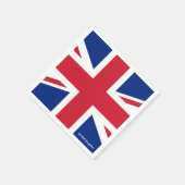 Britische Flagge Napkins, Vereinigtes Königreich/G Serviette (Ecke)