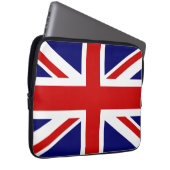 Britische Flagge Notebook-Hülle | Union Jack Desig Laptopschutzhülle (Vorne Rechts)