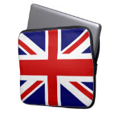 Britische Flagge Notebook-Hülle | Union Jack Desig Laptopschutzhülle (Vorderseite Links)