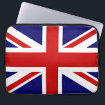 Britische Flagge Notebook-Hülle | Union Jack Desig Laptopschutzhülle<br><div class="desc">Britische Flagge Notebook-Hülle | Union Jack Design. Rot-weiße und blaue englische Flagge.</div>