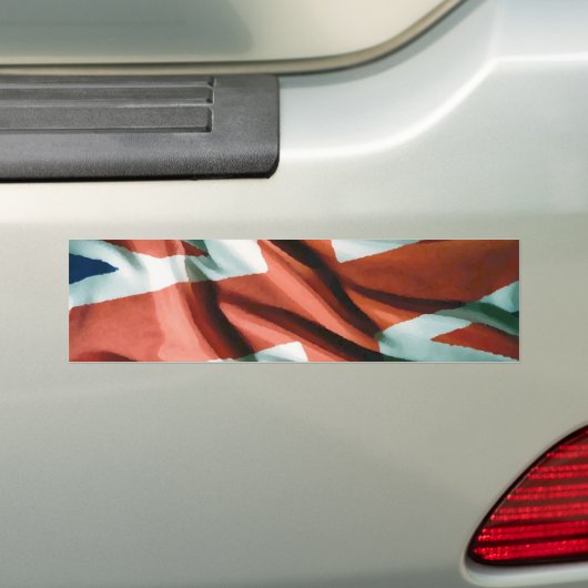 Britische Flagge Pop Art Autoaufkleber (Auf Auto)