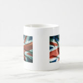Britische Flagge Pop Art Kaffeetasse (Mittel)