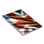 Britische Flagge Pop Art Notizblock (Rechte Seite)