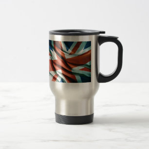 Britische Flagge Pop Art Reisebecher