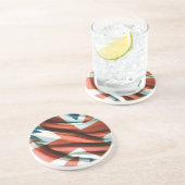 Britische Flagge Pop Art Untersetzer (Seite)