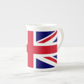 Britische Flagge Porzellantasse (Vorderseite Rechts)