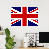 britische Flagge Poster (Heimbüro)