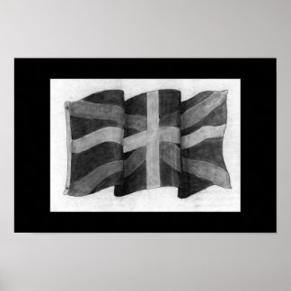 Britische Flagge Poster