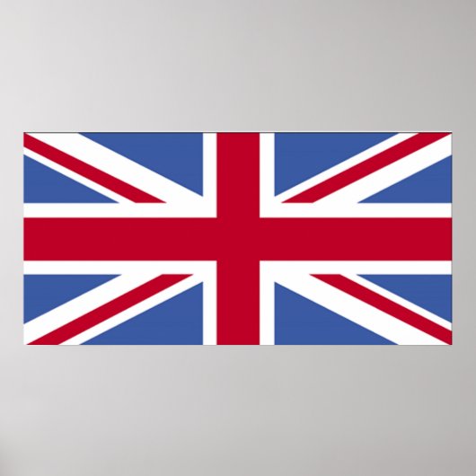 Britische Flagge Poster (Vorne)