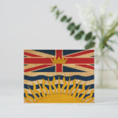 Britische Flagge Postkarte (Stehend Vorderseite)