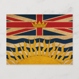 Britische Flagge Postkarte
