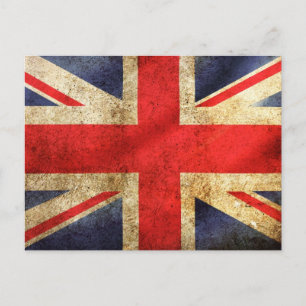 Britische Flagge Postkarte