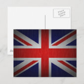 Britische Flagge Postkarte (Vorne/Hinten)