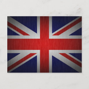 Britische Flagge Postkarte