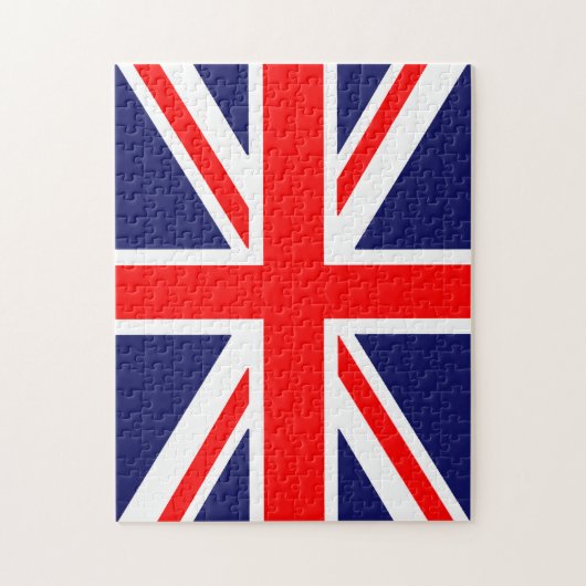 Britische Flagge Puzzle (Vertikal)