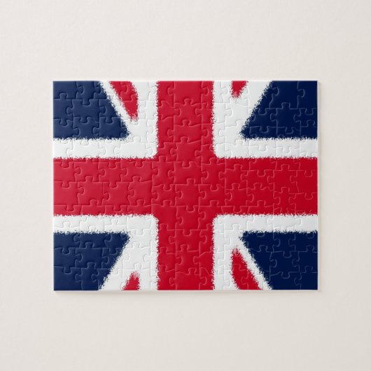Britische Flagge Puzzle (Horizontal)