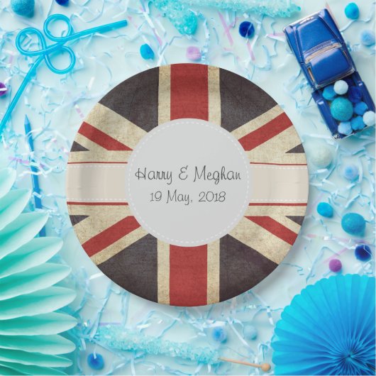 Britische Flagge Royal Wedding Large Paper Teller (Party)
