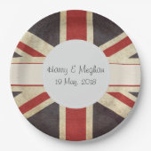 Britische Flagge Royal Wedding Large Paper Teller (Vorderseite)