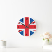 BRITISCHE Flagge Runde Wanduhr (Zuhause)
