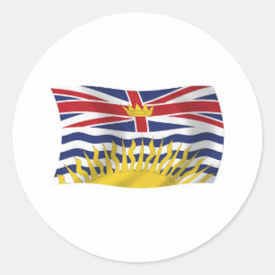 Britische Flagge Runder Aufkleber
