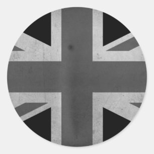 Britische Flagge Runder Aufkleber