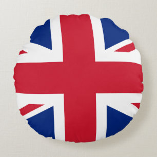 Britische Flagge Rundes Kissen