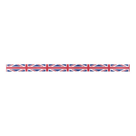 Britische Flagge Satinband (Vorderseite)