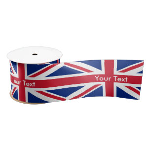 Britische Flagge Satinband