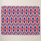 Britische Flagge Sherpadecke (Vorderseite (Horizontal))