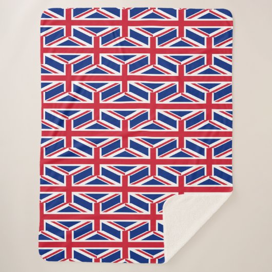 Britische Flagge Sherpadecke (Vorderseite)