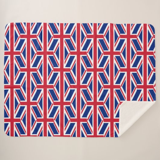 Britische Flagge Sherpadecke (Vorderseite (Horizontal))