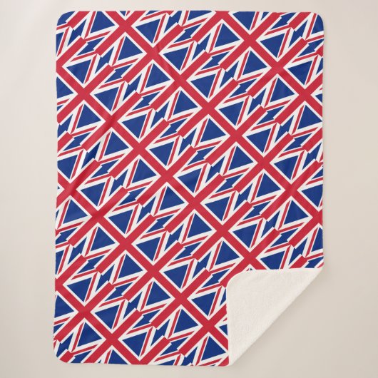 Britische Flagge Sherpadecke (Vorderseite)