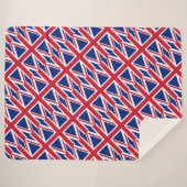 Britische Flagge Sherpadecke (Vorderseite (Horizontal))