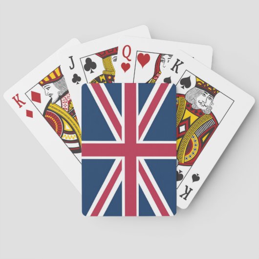 Britische Flagge Spielkarten (Rückseite)
