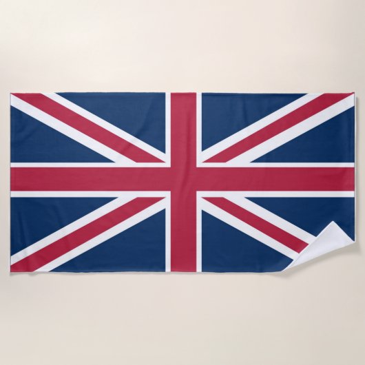 Britische Flagge Strandtuch (Vorderseite)