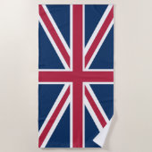Britische Flagge Strandtuch (Vorderseite)